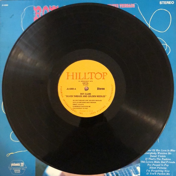 Roy Clark Silver Threads And Golden Needles Vinyl Lp '69 - Picture 5 of 7